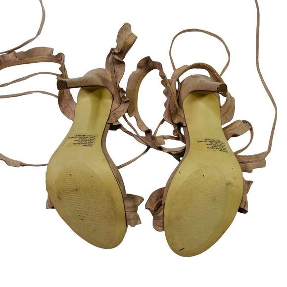 Shoedazzle Beige Shirah Heeled Sandals - Size 5.5 - Picture 9 of 14